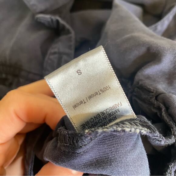 Young Fabulous and Broke Graylin Jumpsuit Dark Navy Short Dolman Sleeves - Picture 5 of 6